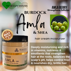 Burdock Amla + Shea Hair Cream Moisturizer 💚