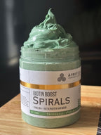 Spirals: Spirulina + Biotin Protein Hair Mask💚